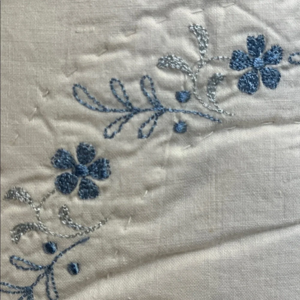 HomeTrends Quilted Floral  Sham - Picture 5 of 6